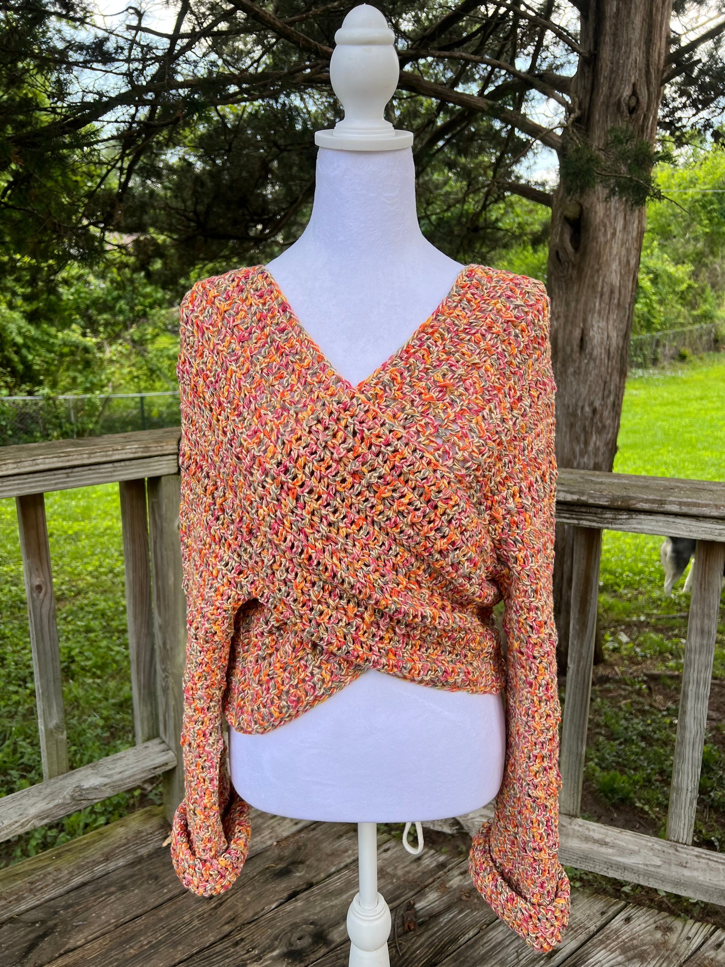 Crossover Sweater Sz Small