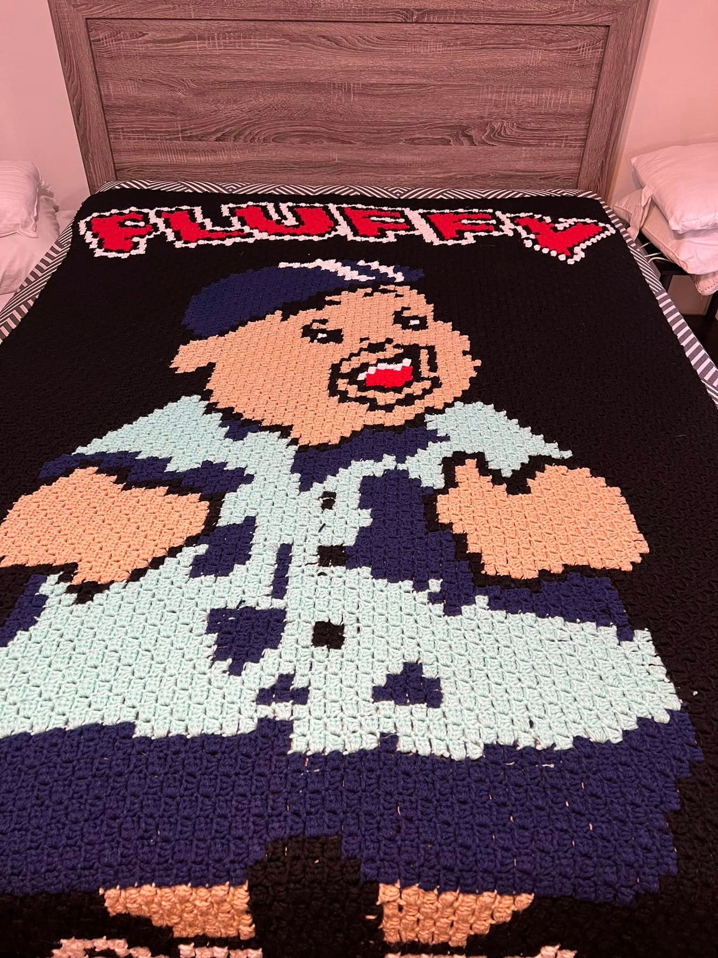 Full Size Hand Crocheted Blanket