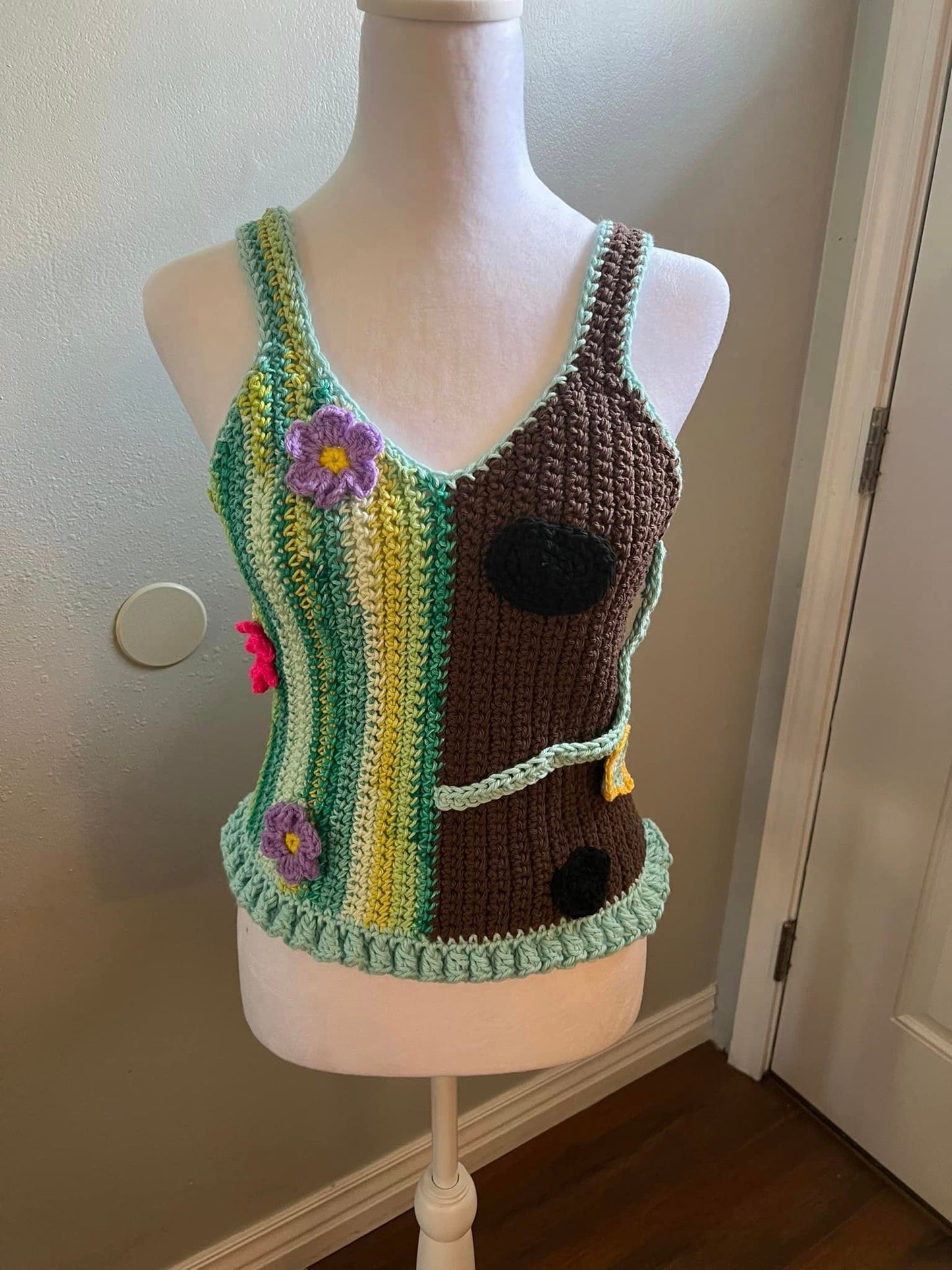 Scooby Doo Inspired Tank Top Size 8 Med