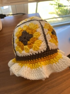 Granny Square Bucket Hat